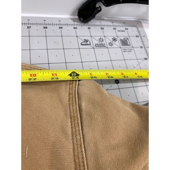 Red Kap Tan Canvas Duck Quilted Hooded Work Jacket Men’s Size 2XL Vintage - Picture 6 of 15